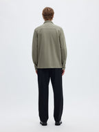 Selected JACKIE SWEAT JACKET - Vetiver