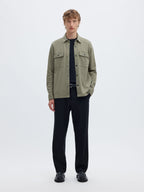 Selected JACKIE SWEAT JACKET - Vetiver