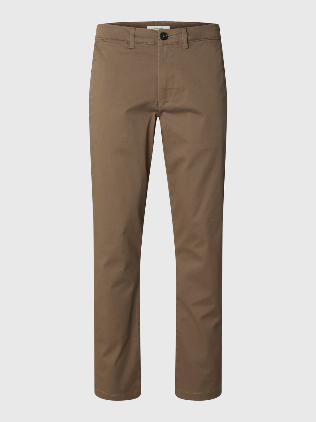 Selected 175-SLIM NEW MILES FLEX PANT - Chocolate Chip