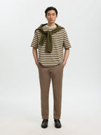 Selected 175-SLIM NEW MILES FLEX PANT - Chocolate Chip