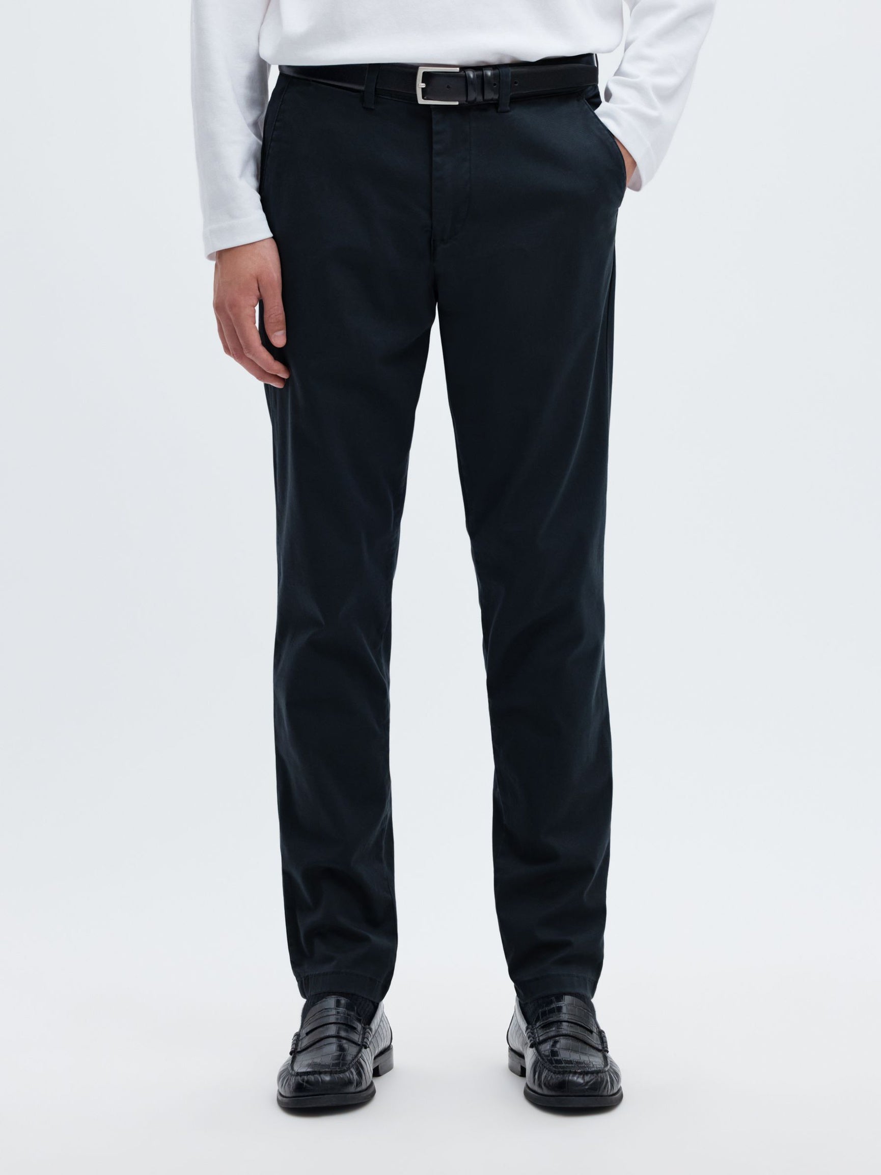 Selected 175-SLIM NEW MILES FLEX PANT - Dark Sapphire