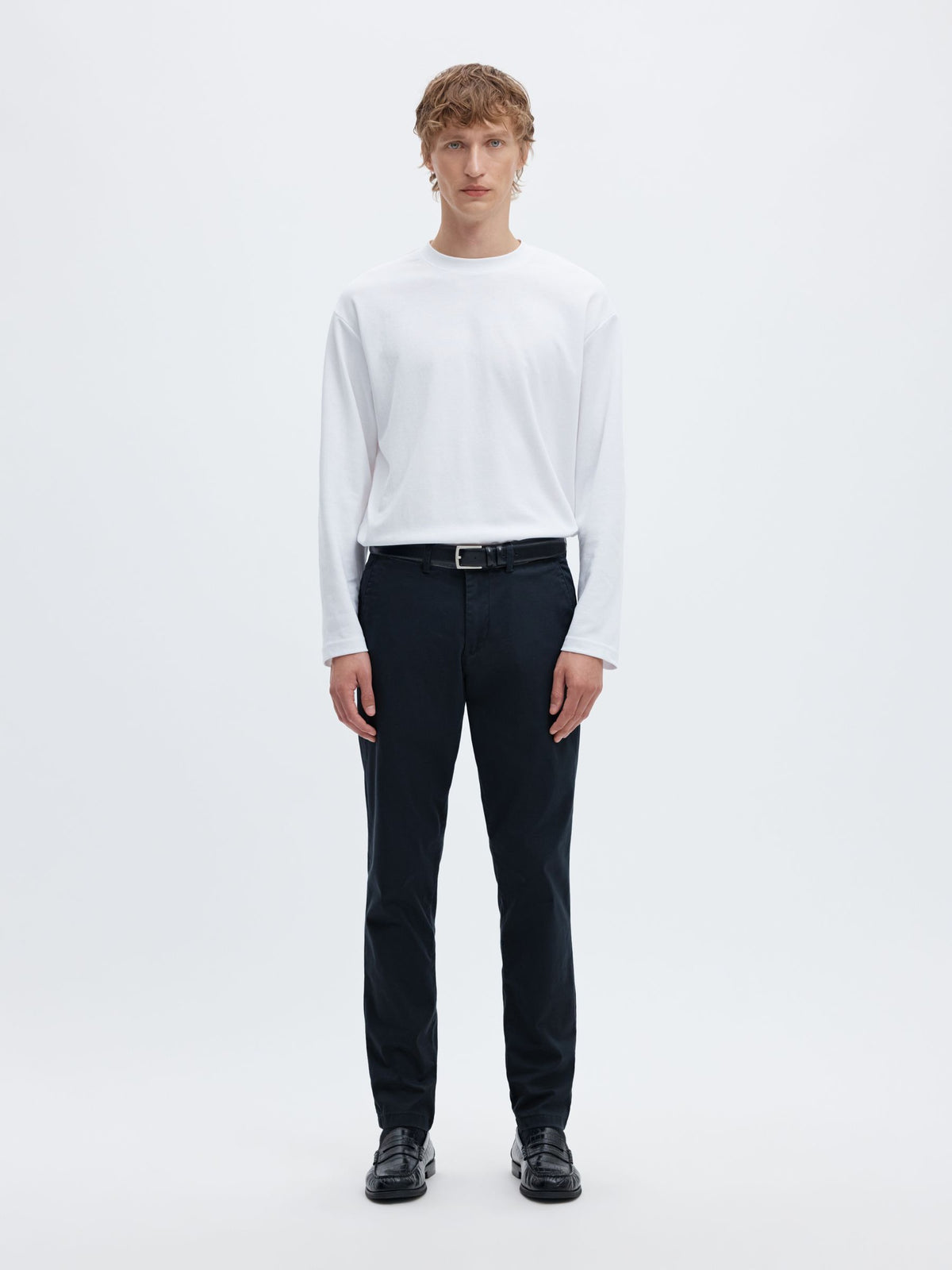 Selected 175-SLIM NEW MILES FLEX PANT - Dark Sapphire