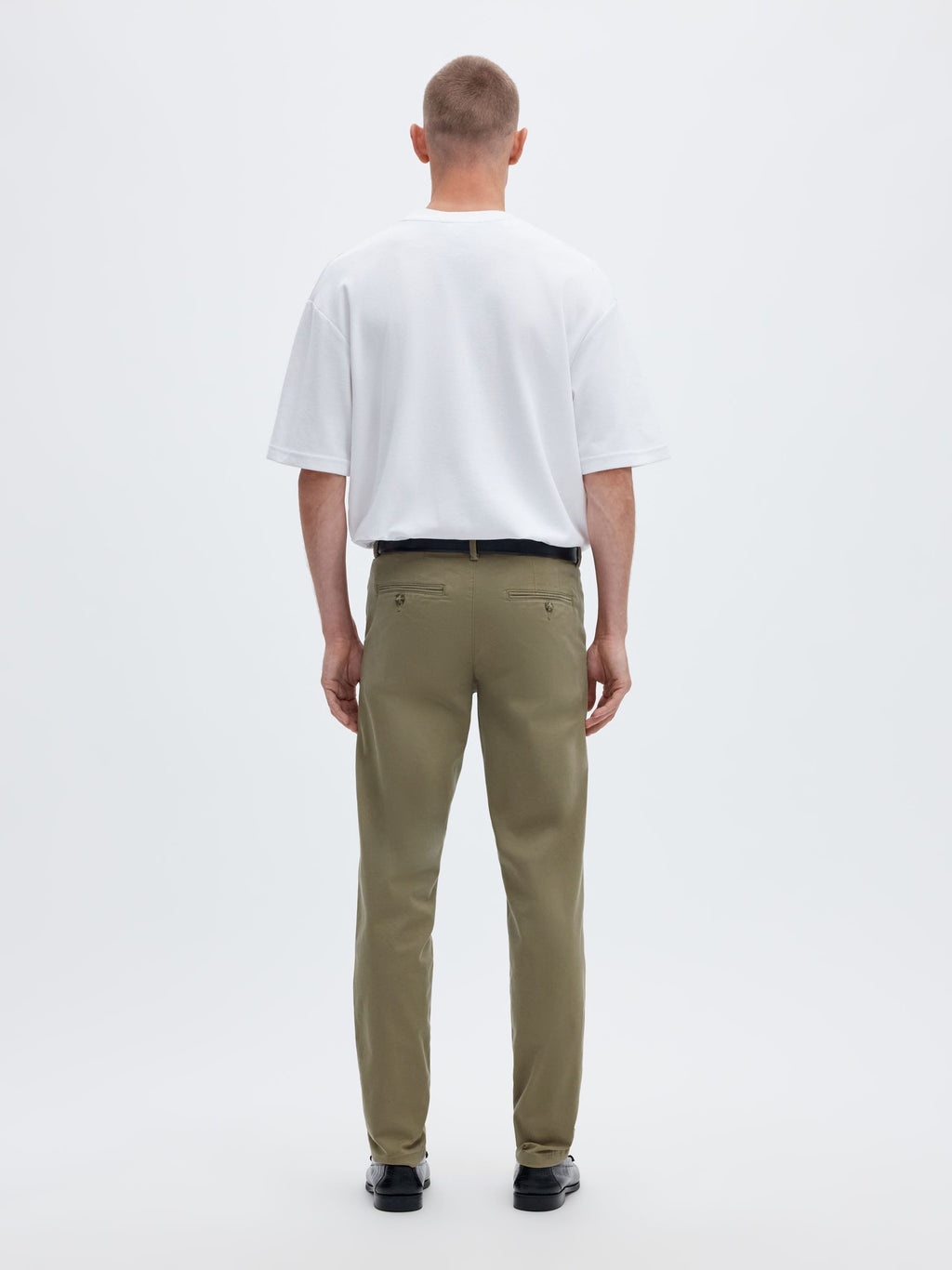 Selected 175-SLIM NEW MILES FLEX PANT - Ermine
