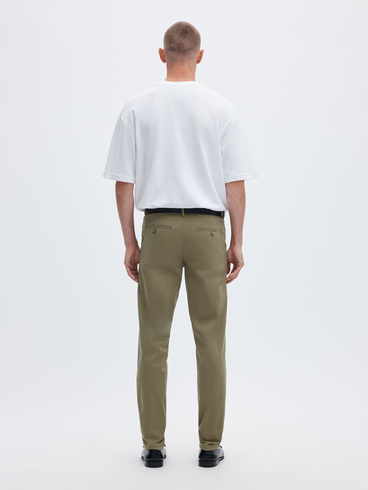 Selected 175-SLIM NEW MILES FLEX PANT - Ermine