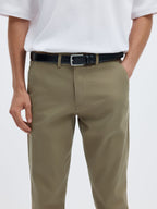 Selected 175-SLIM NEW MILES FLEX PANT - Ermine