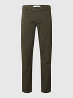 Selected 175-SLIM NEW MILES FLEX PANT - Forest Night