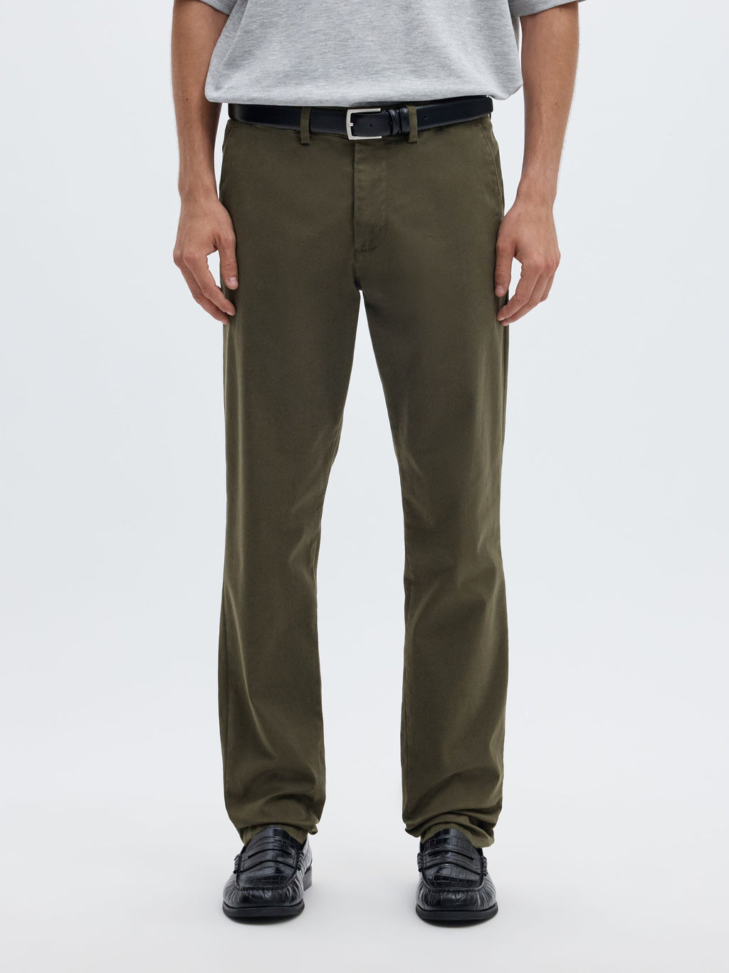 Selected 175-SLIM NEW MILES FLEX PANT - Forest Night