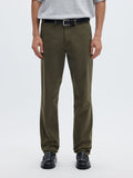Selected 175-SLIM NEW MILES FLEX PANT - Forest Night