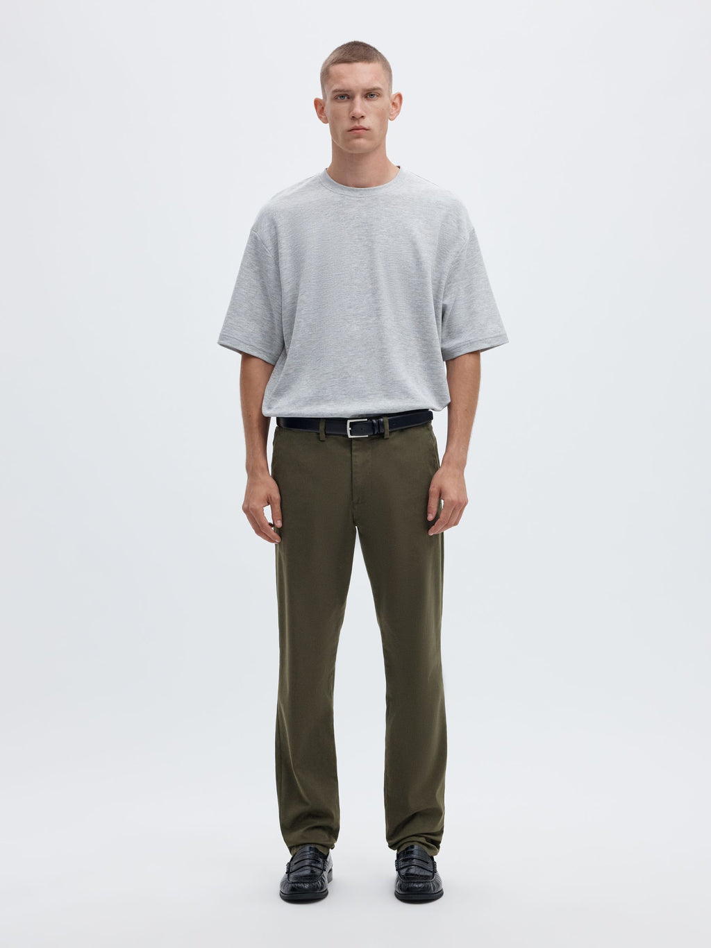 Selected 175-SLIM NEW MILES FLEX PANT - Forest Night