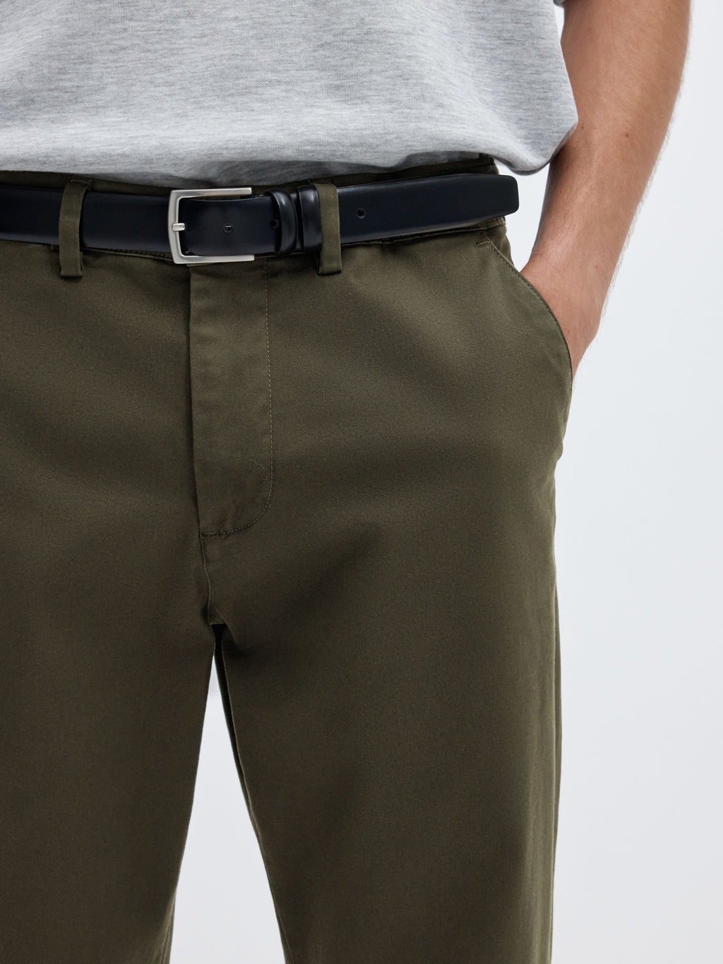 Selected 175-SLIM NEW MILES FLEX PANT - Forest Night