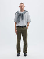 Selected 175-SLIM NEW MILES FLEX PANT - Forest Night