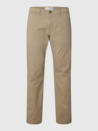 Selected 175-SLIM NEW MILES FLEX PANT - Greige