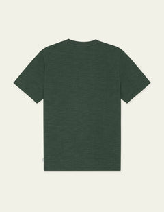 Les Deux grøn t-shirt i økologisk bomuld med slubstruktur