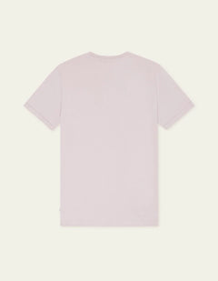 Les Deux Core Contrast T-shirt i Iris Purple lilla – produktbillede bagfra