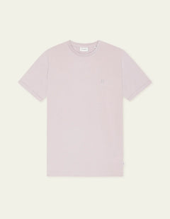 Les Deux Core Contrast T-shirt i Iris Purple lilla – produktbillede forfra