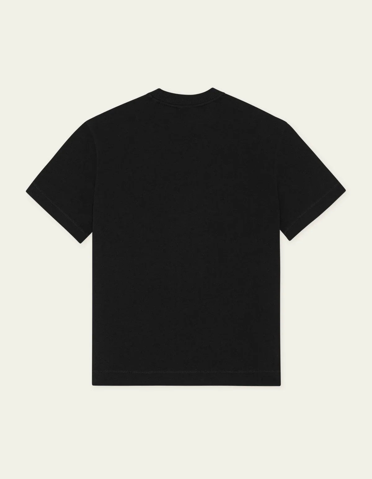 Les Deux sort t-shirt i tyk økologisk bomuld
