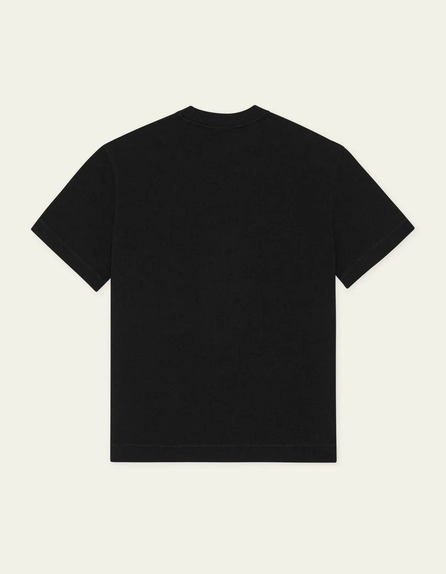 Les Deux sort t-shirt i tyk økologisk bomuld