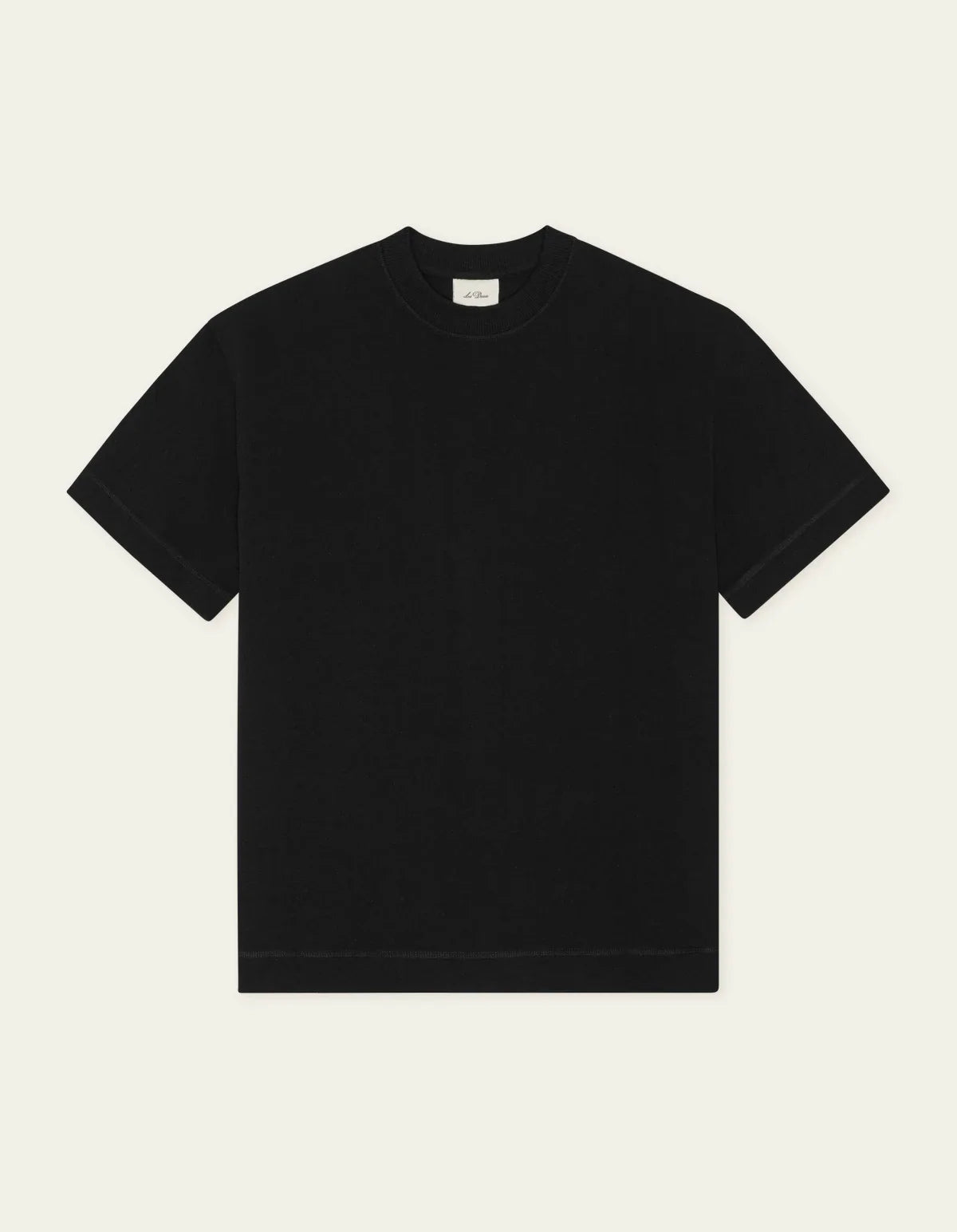 Les Deux Heavyweight T-shirt i sort – t-shirt til herre