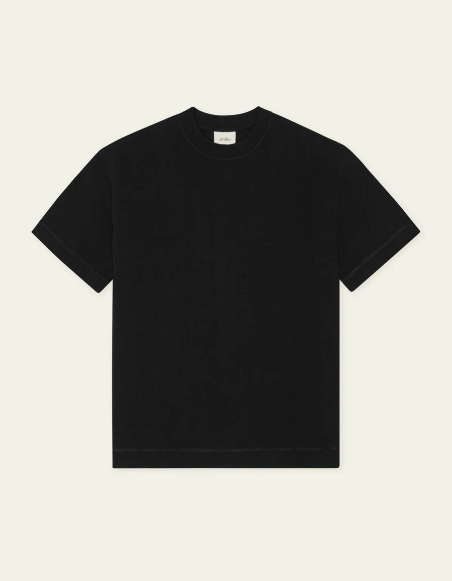 Les Deux Heavyweight T-shirt i sort – t-shirt til herre
