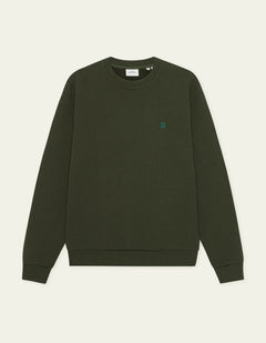 Les Deux Core Seasonal Sweatshirt i Rosin Green grøn – billede 5