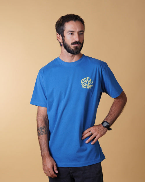 ELSK BALANCE MEN'S BRUSHED T-SHIRT - Storm Blue