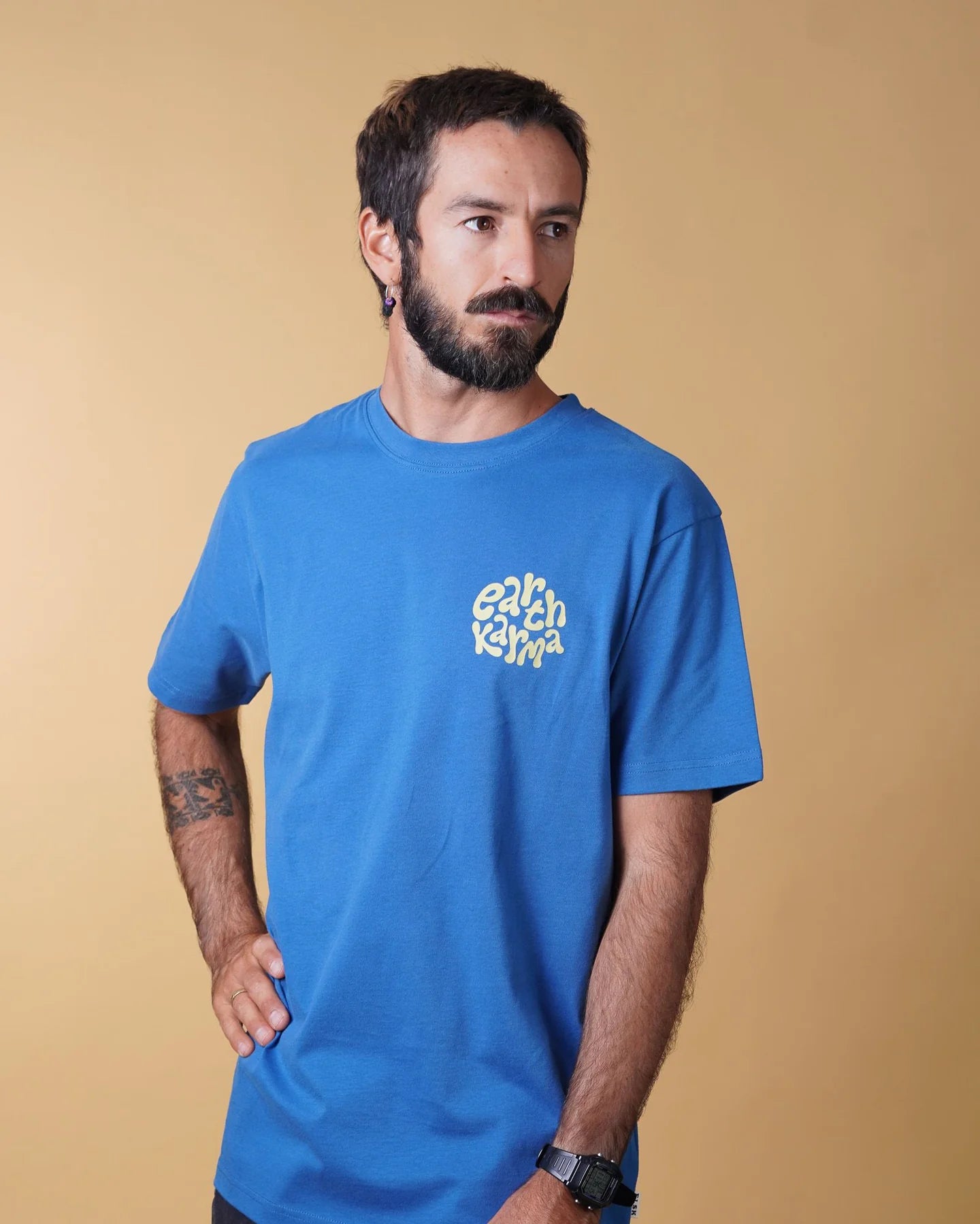 ELSK BALANCE MEN'S BRUSHED T-SHIRT - Storm Blue