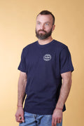 ELSK STATEMENT GLOBE CH MEN'S HEMP T-SHIRT