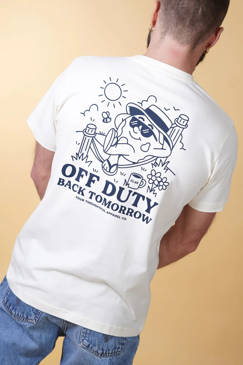ELSK OFF DUTY BP MEN'S BRUSHED T-SHIRT