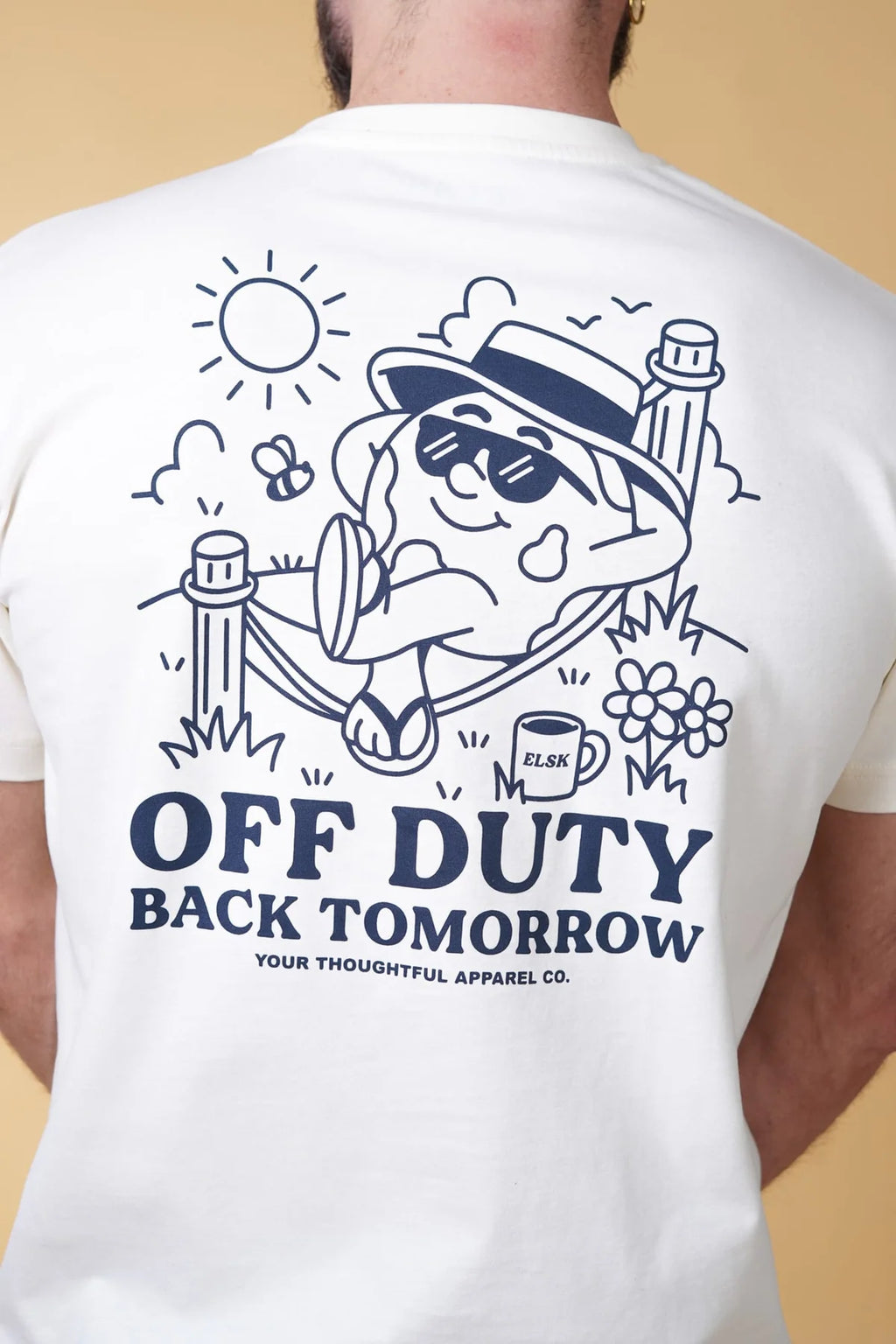 ELSK OFF DUTY BP MEN'S BRUSHED T-SHIRT