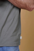 ELSK POCKET MEN'S BRUSHED T-SHIRT - CASTOR GRAY