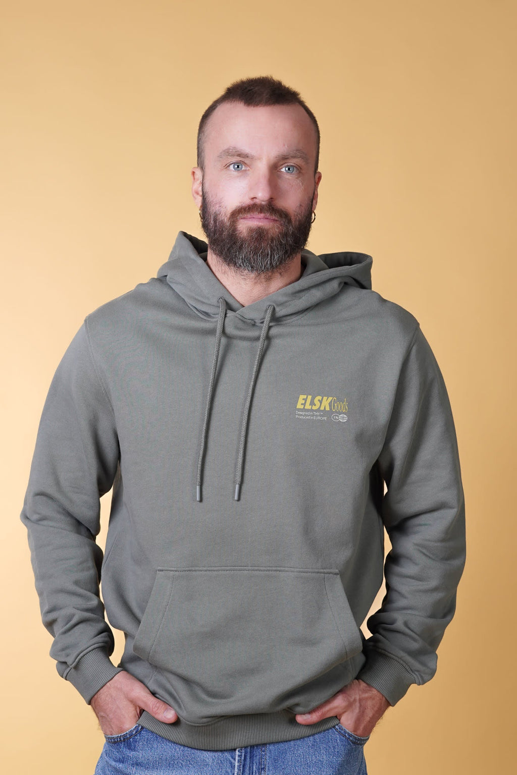 ELSK GOODS CH MEN'S HOODIE - CASTOR GRAY