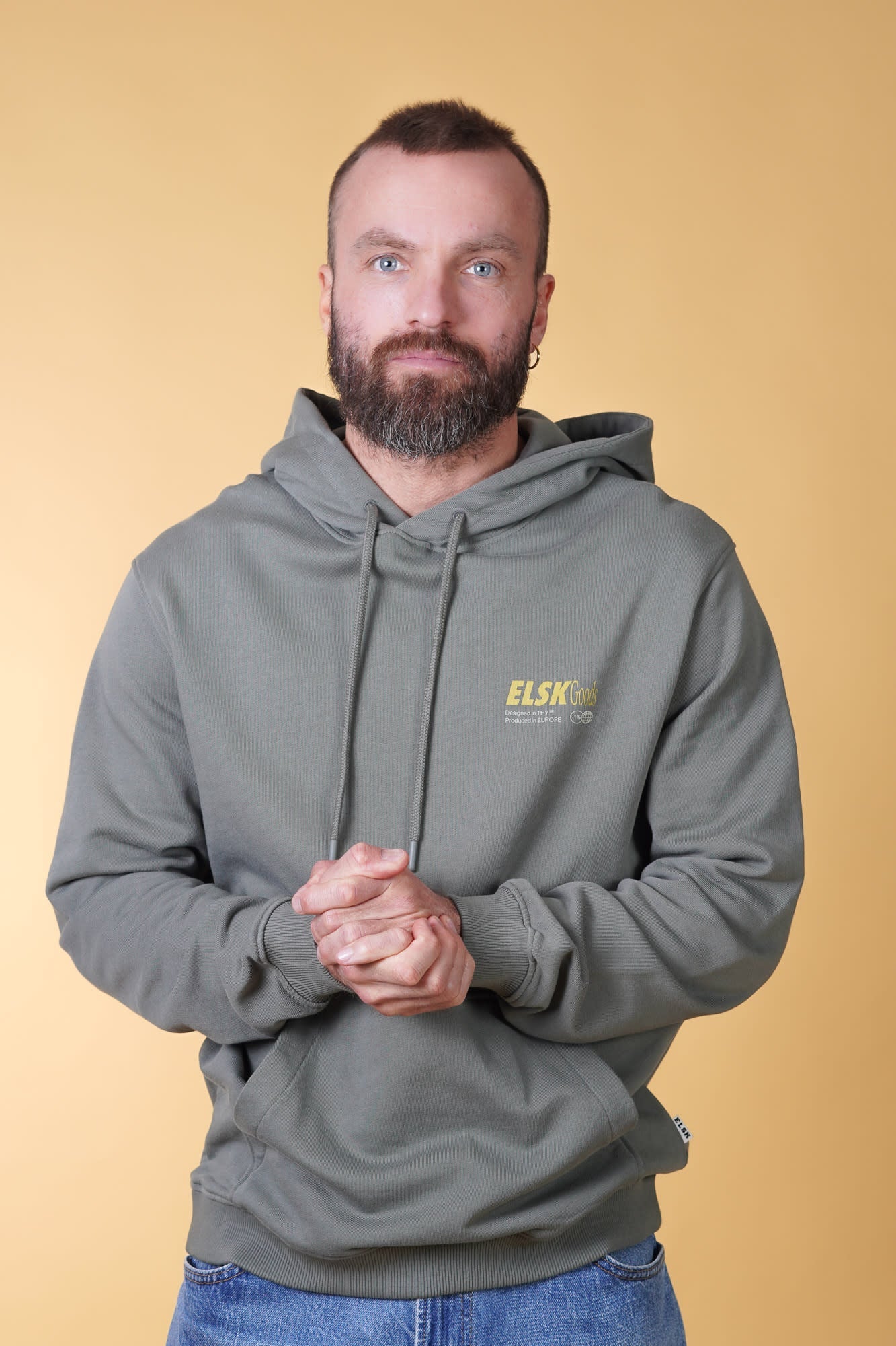 ELSK GOODS CH MEN'S HOODIE - CASTOR GRAY