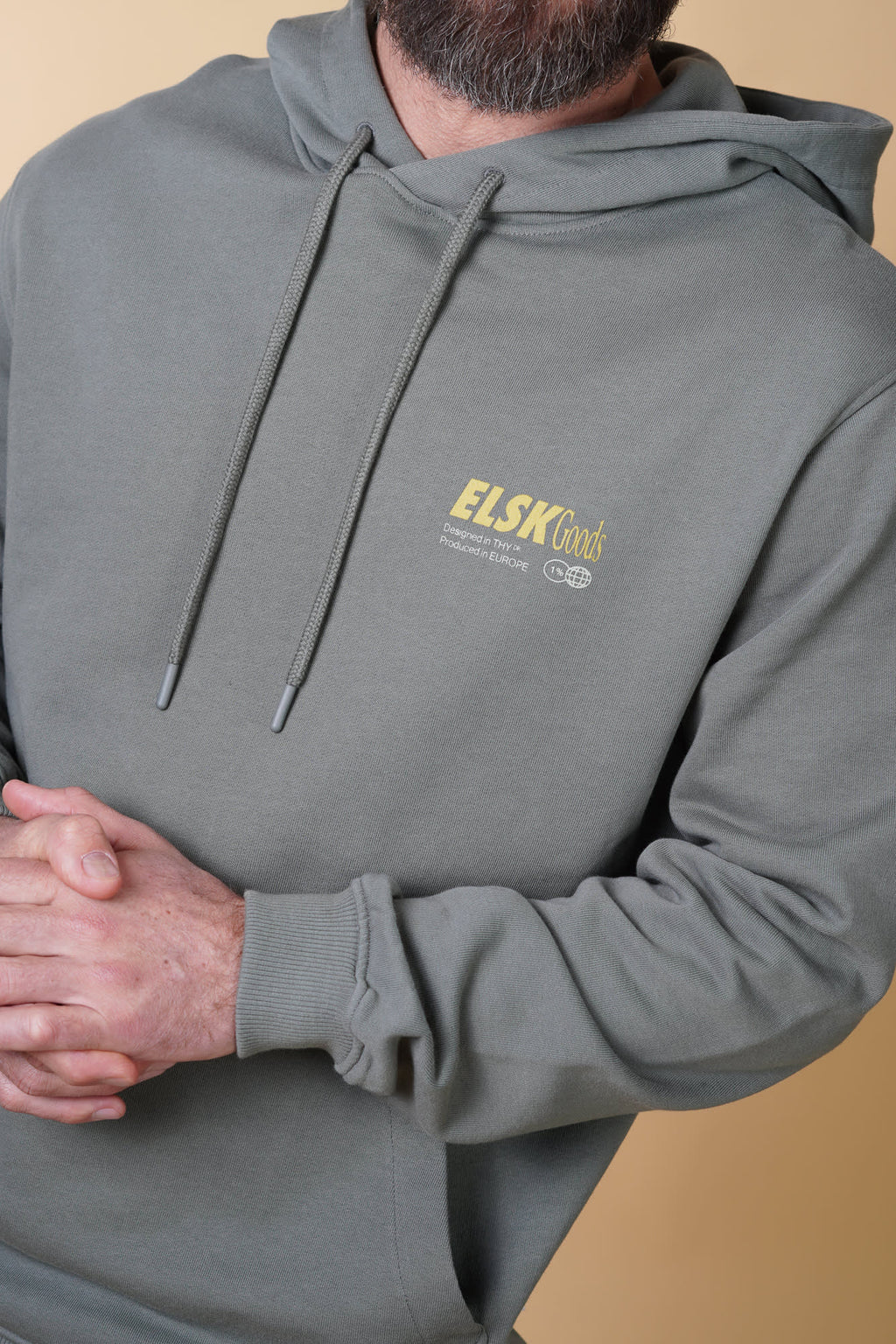 ELSK GOODS CH MEN'S HOODIE - CASTOR GRAY