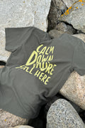 ELSK CALM DOWN BP MEN'S BRUSHED T-SHIRT - GRANITE GREEN