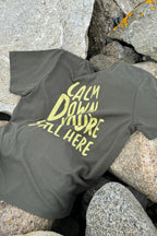 ELSK CALM DOWN BP MEN'S BRUSHED T-SHIRT - GRANITE GREEN