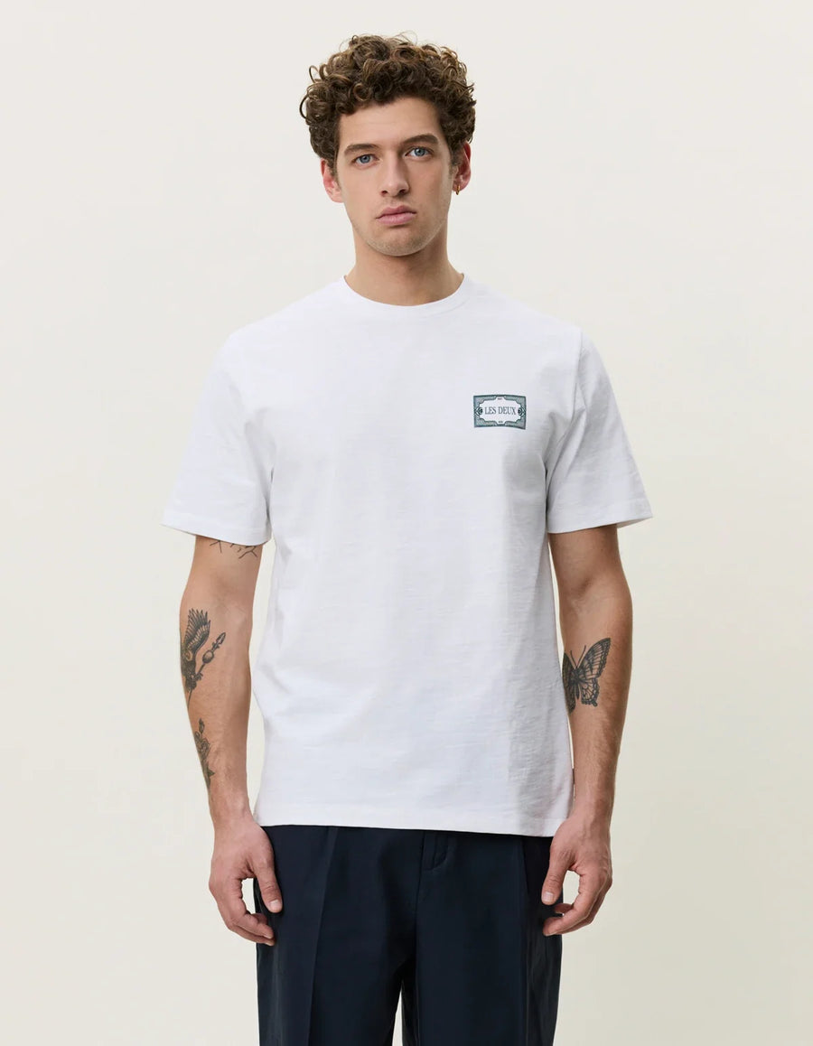 Hvid Les Deux t-shirt i regular fit