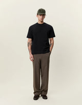 Sort heavyweight t-shirt til herre fra Les Deux