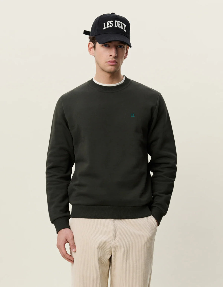 Les Deux Core Seasonal Sweatshirt i Rosin Green grøn – billede 3