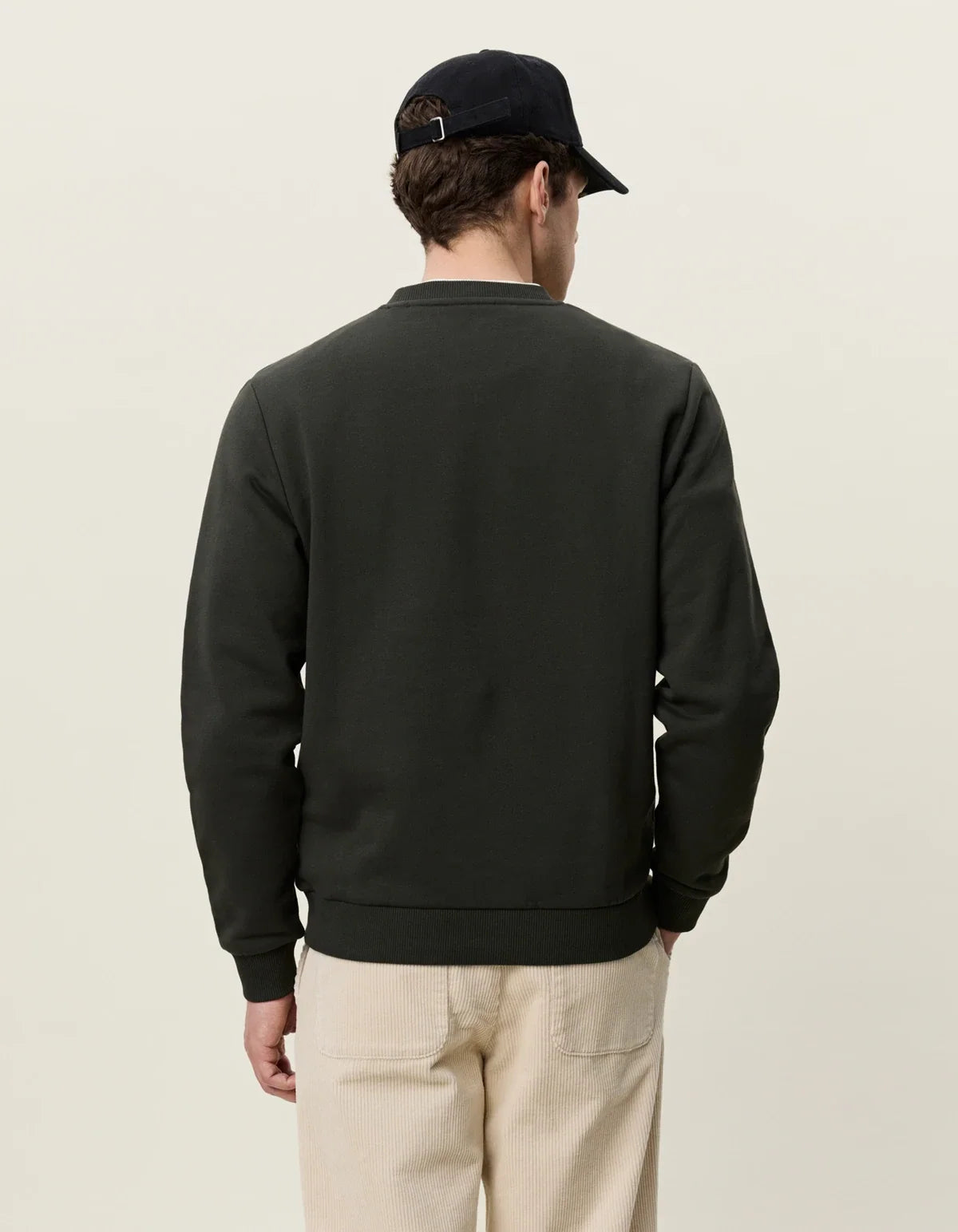 Les Deux Core Seasonal Sweatshirt i Rosin Green grøn – billede 4