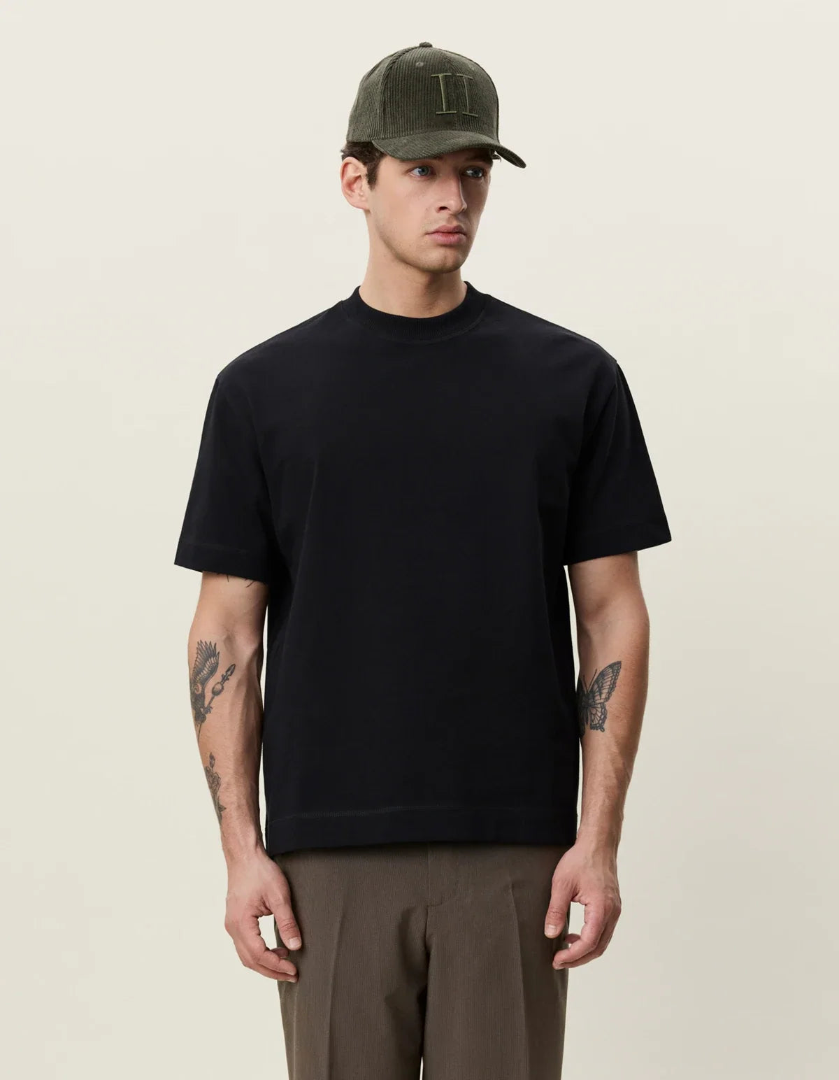 Sort Les Deux t-shirt med løs pasform