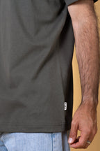 ELSK CALM DOWN BP MEN'S BRUSHED T-SHIRT - GRANITE GREEN