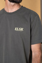 ELSK CALM DOWN BP MEN'S BRUSHED T-SHIRT - GRANITE GREEN