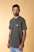 ELSK TECH MEN'S BRUSHED T-SHIRT - GRANITE GREEN