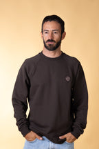 ELSK GLOBE MEN'S RAGLAN CREWNECK - Soil Brown