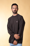 ELSK GLOBE MEN'S RAGLAN CREWNECK - Soil Brown