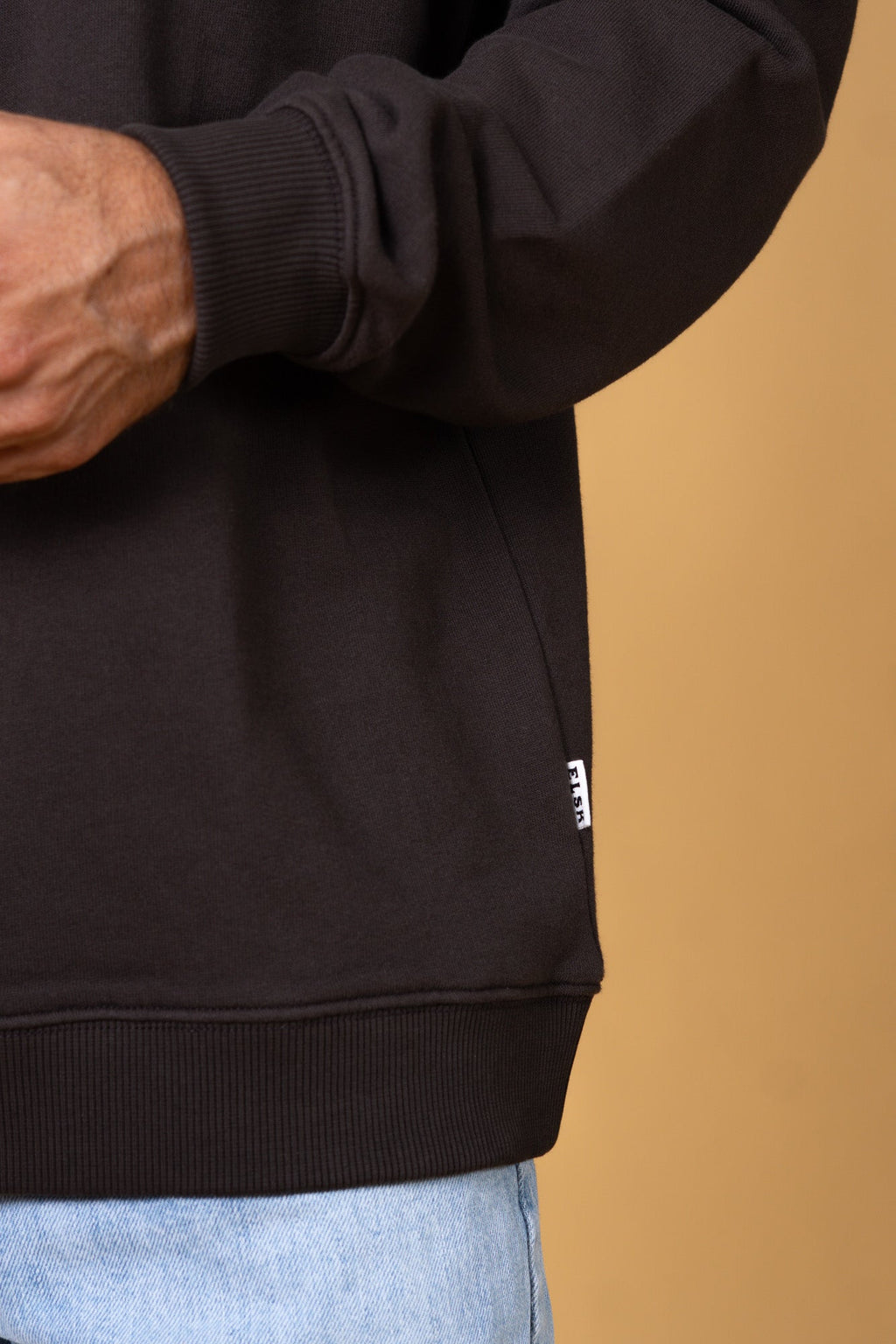 ELSK GLOBE MEN'S RAGLAN CREWNECK - Soil Brown