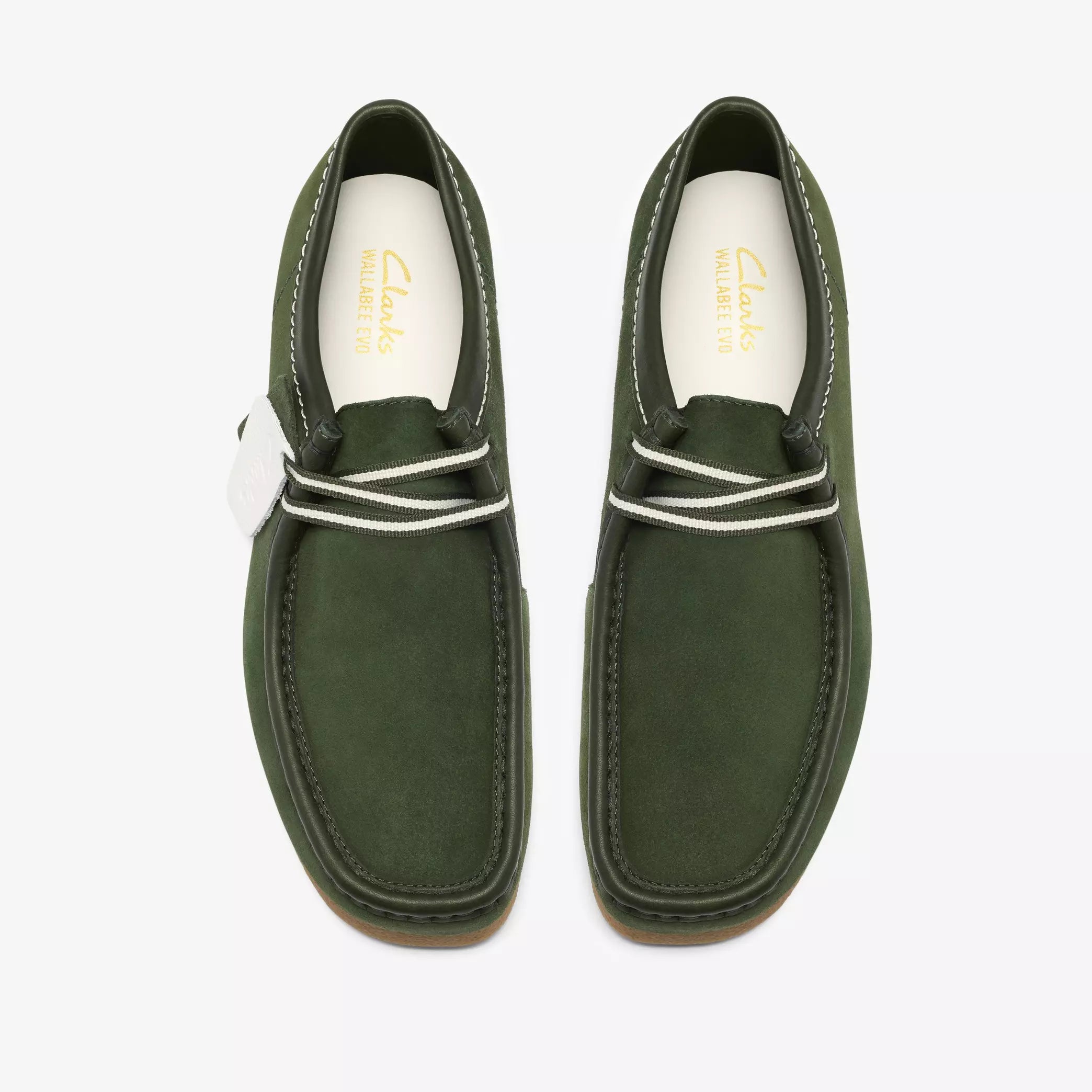 Clarks WallabeeEVO - Green Suede