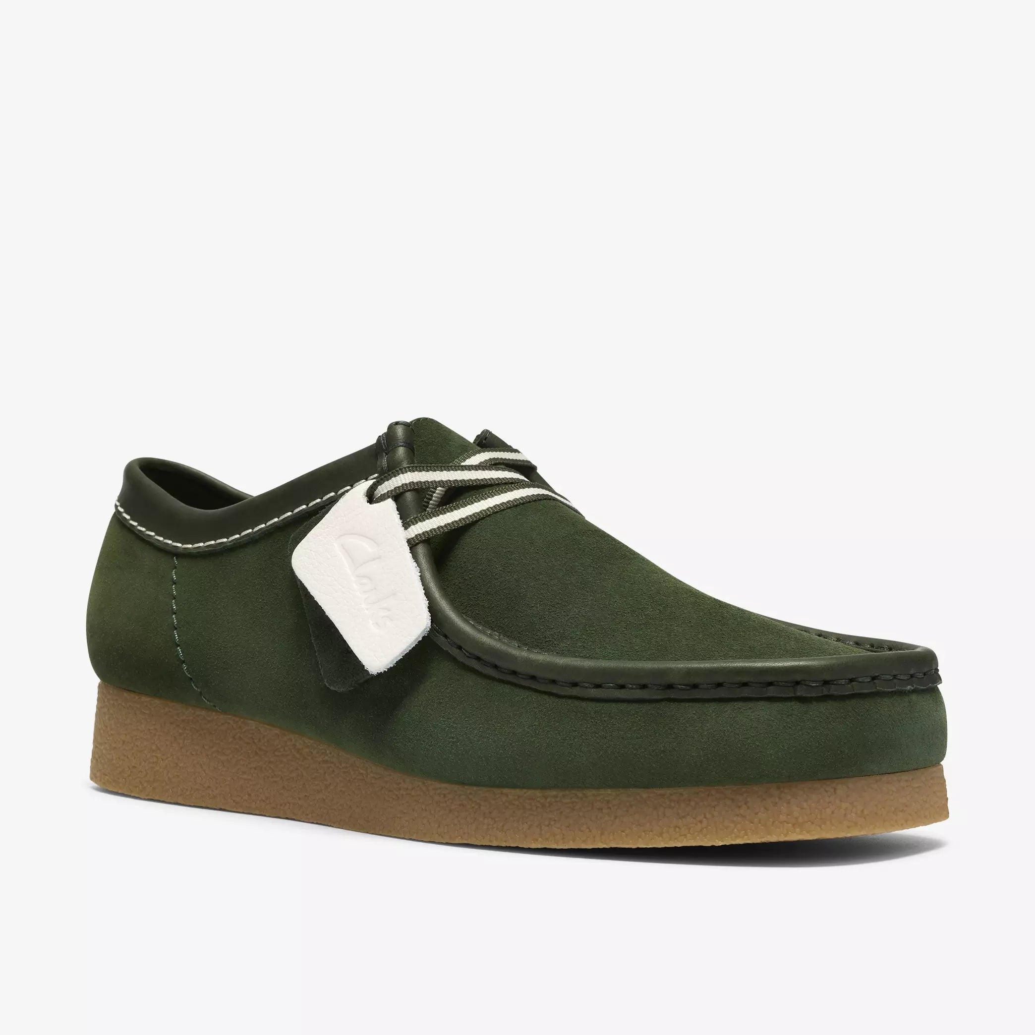 Clarks WallabeeEVO - Green Suede