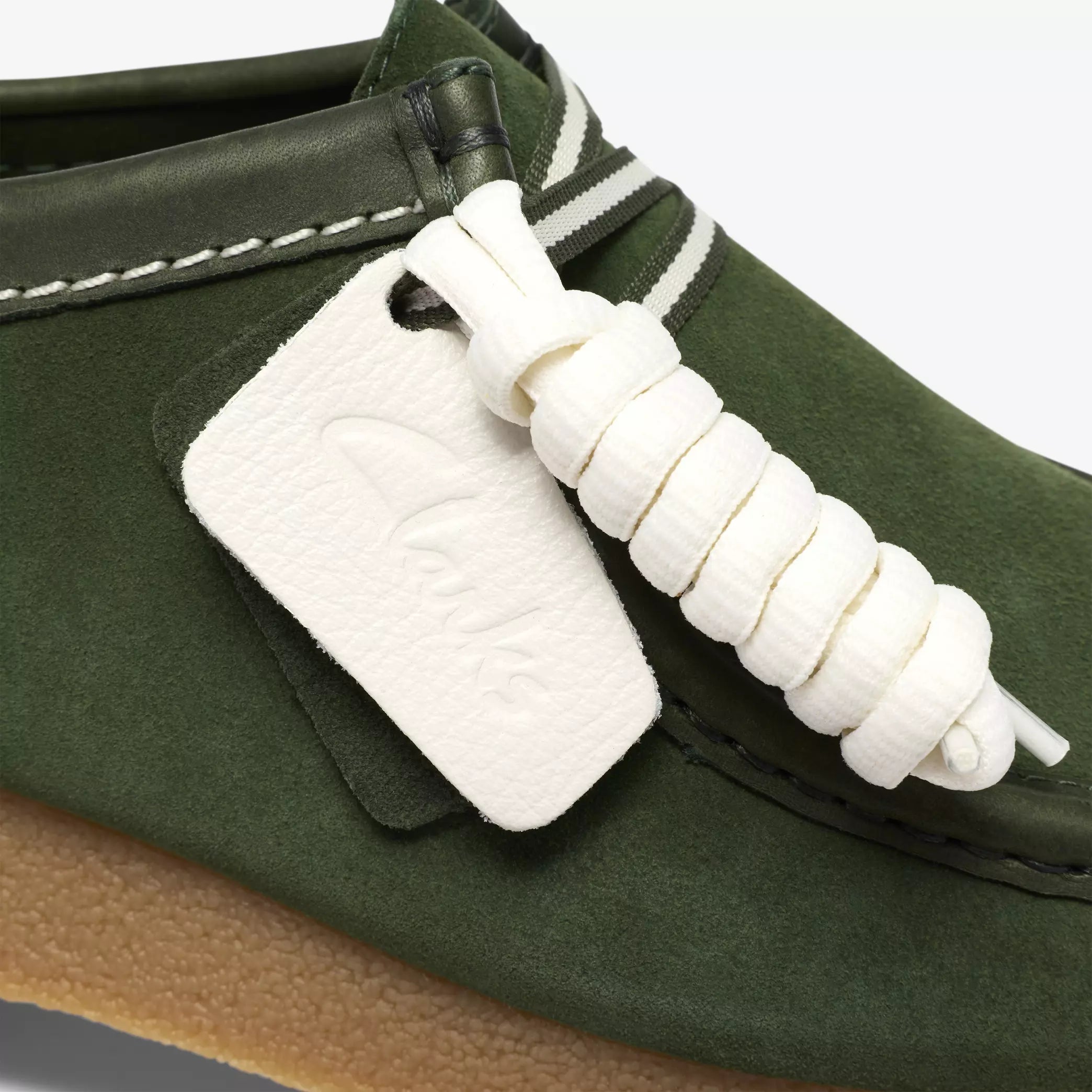 Clarks WallabeeEVO - Green Suede
