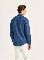 Morris Light Denim Shirt-Slim Fit - 59 OLD BLUE